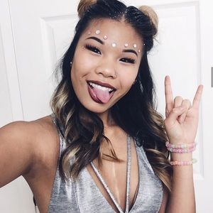 Silver forever21 bodysuit